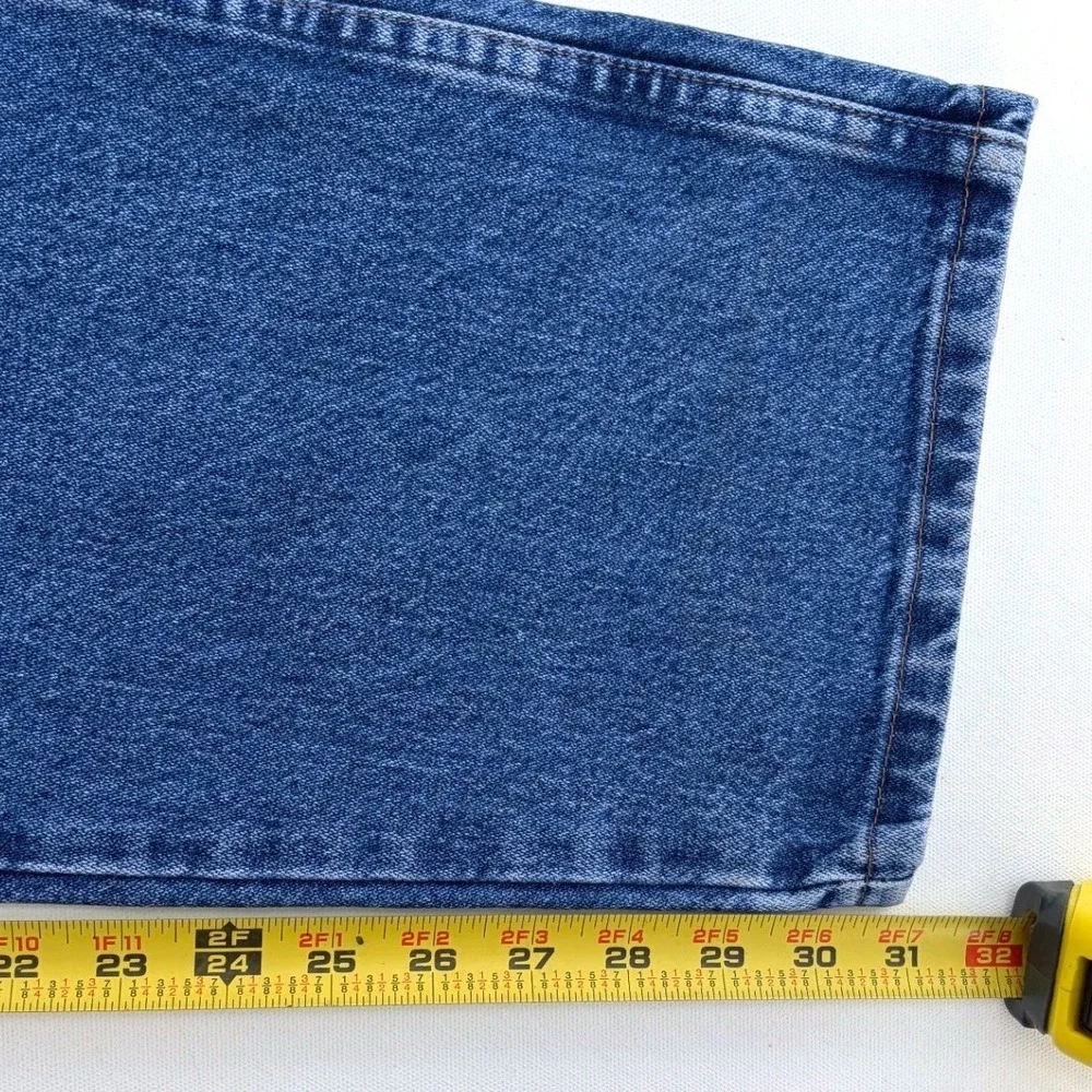 Wrangler 31MWZGK Relaxed Fit Jeans Mens 34x31 Blue‎ Denim Straight Leg Workwear